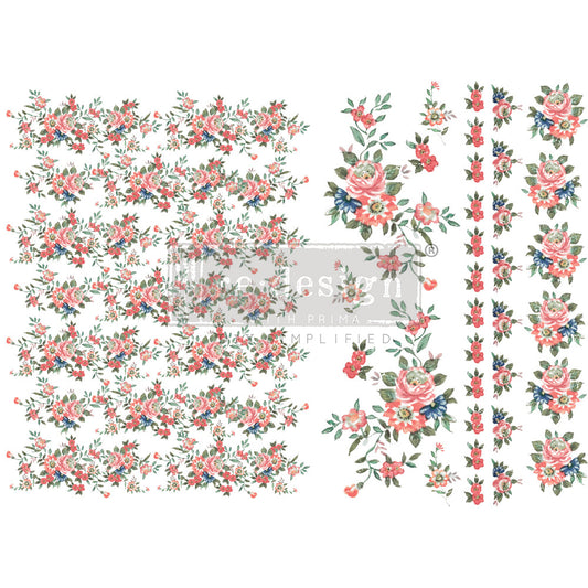 Gorgeous Flora (21,59 x 27,94cm) - Redesign H2O Transfers®