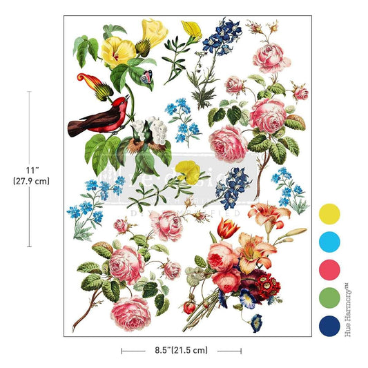 Rustic Romance (21,59 x 27,94cm) - Redesign H2O Transfers®