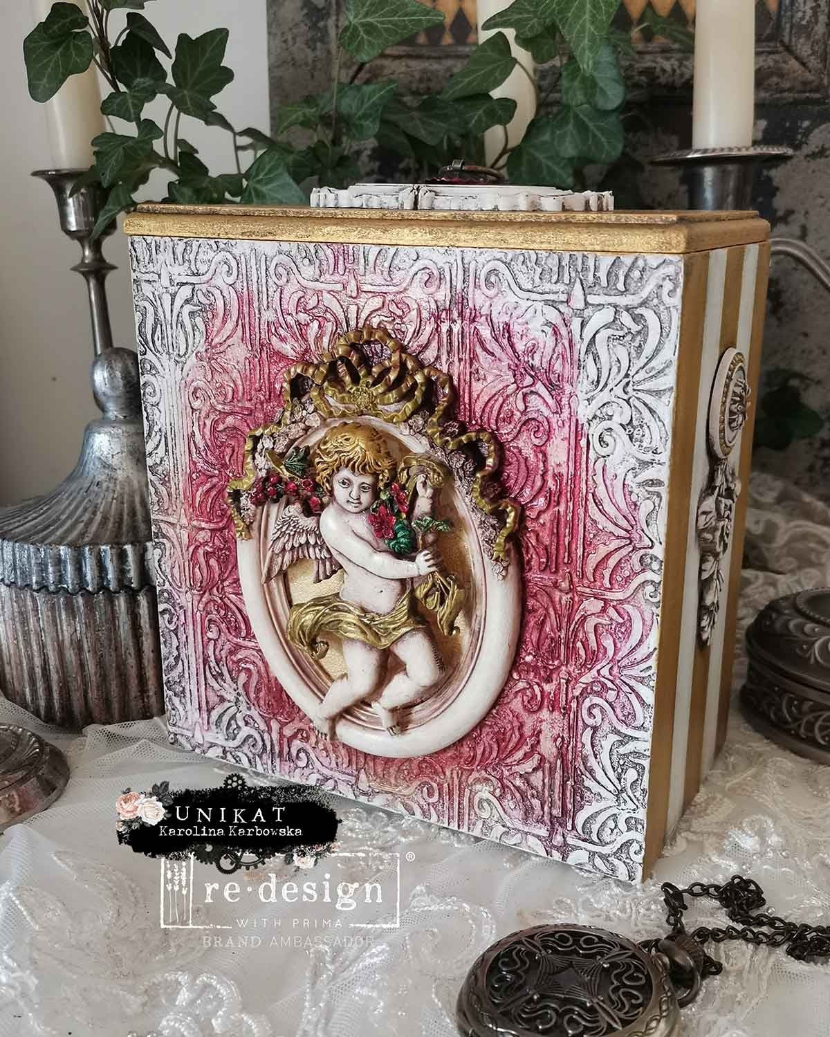 Angelic Floral Noel (12,7 x 20,32cm) - Siliconen gietmal