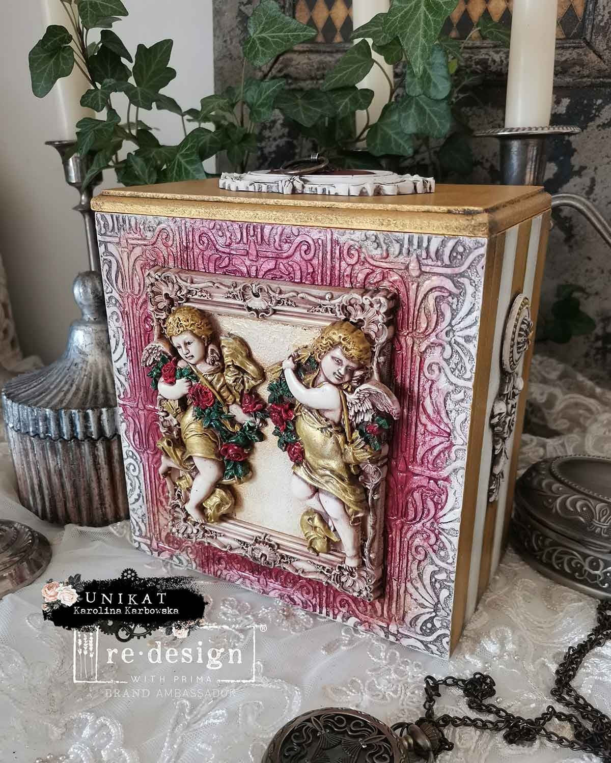 Angelic Floral Noel (12,7 x 20,32cm) - Siliconen gietmal