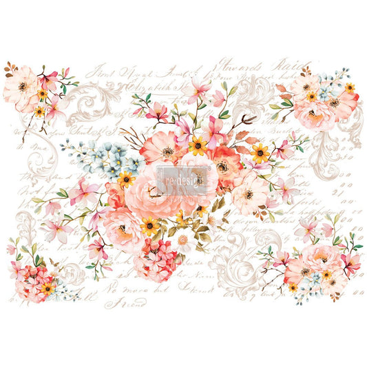 Rose Celebration (111,76 x 76,20cm) - Redesign Décor Transfers® Vintage Paint