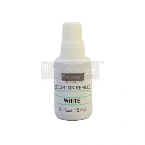 White (Refill 15 ml) - Redesign Décor Ink Refill - 655350651350 Vintage Paint