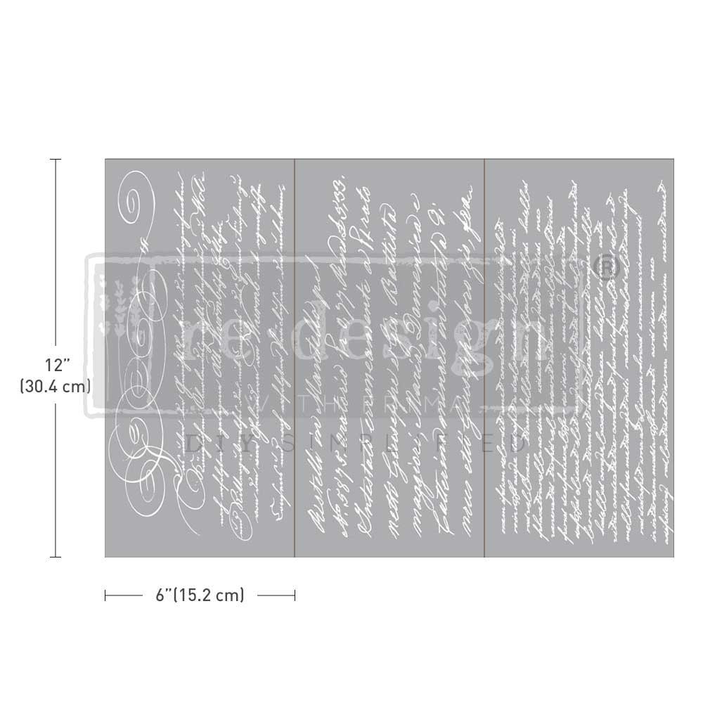 Secret Letter II - Redesign Décor Transfers® Vintage Paint