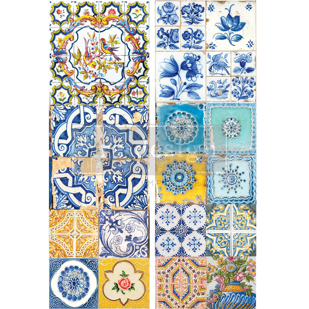 Ceramic Tiles II - Redesign Décor Transfers® Vintage Paint
