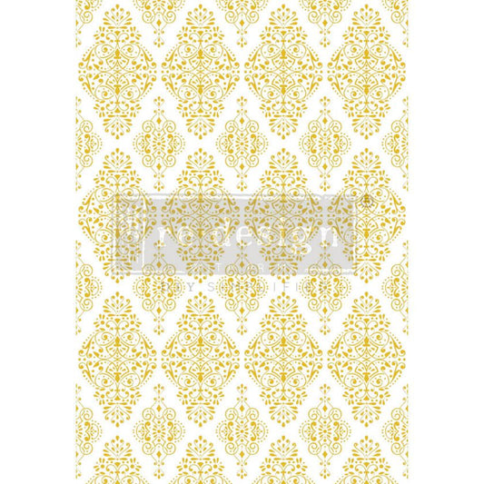 Golden damask Kacha - Redesign Décor Transfers® Vintage Paint