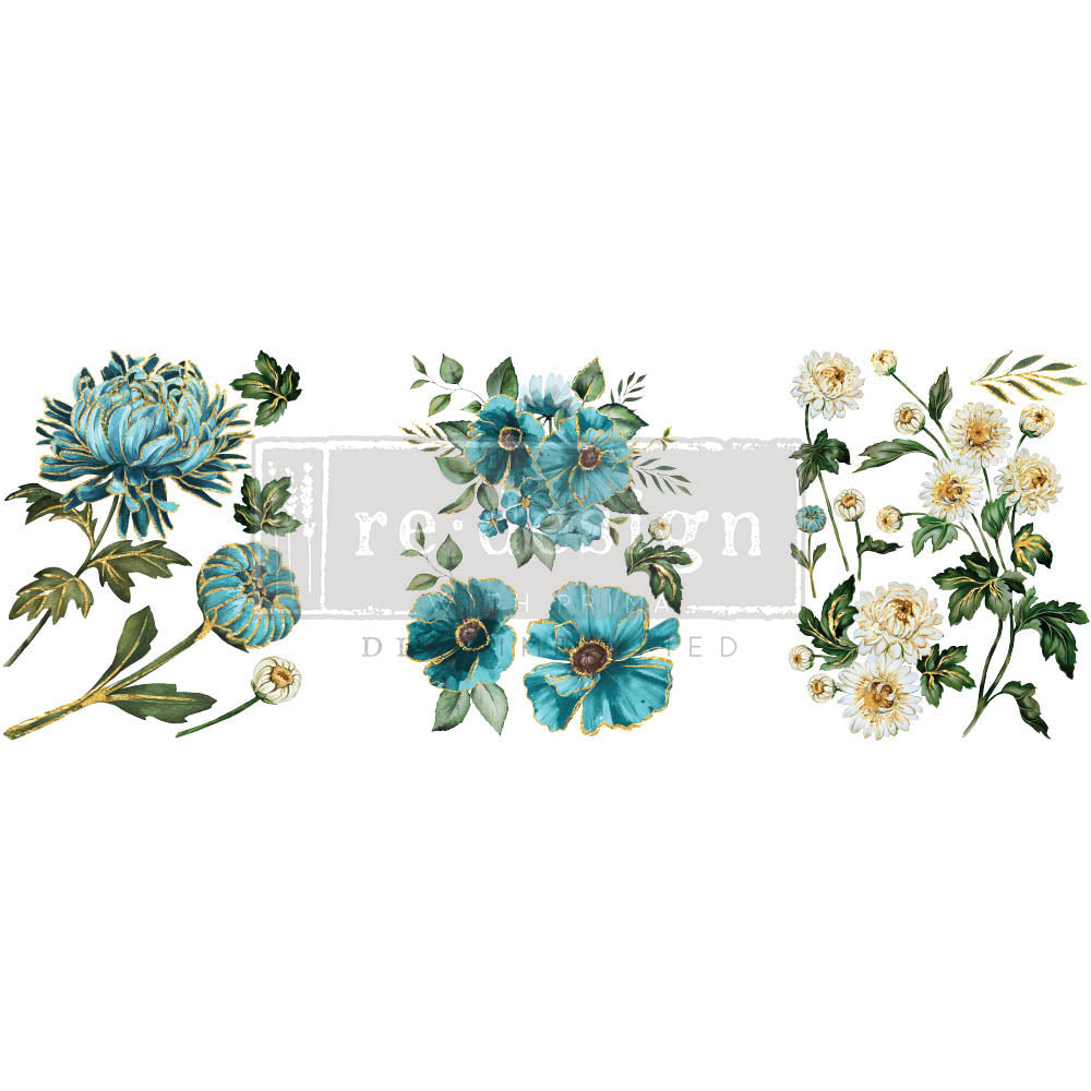 Gilded floral - Redesign Décor Transfers® Vintage Paint