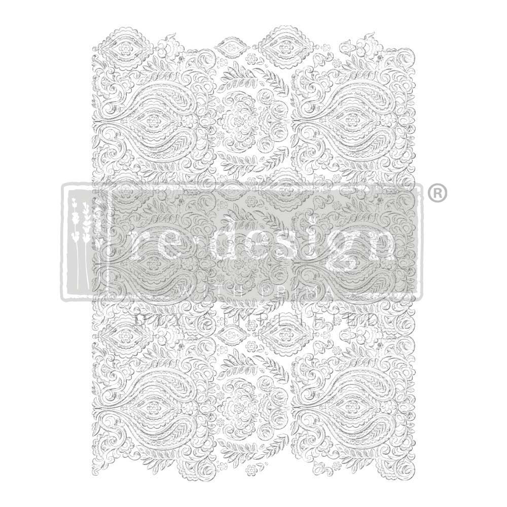 White Engraving (60,96 x 88,90cm) - Redesign Décor Transfers® Vintage Paint