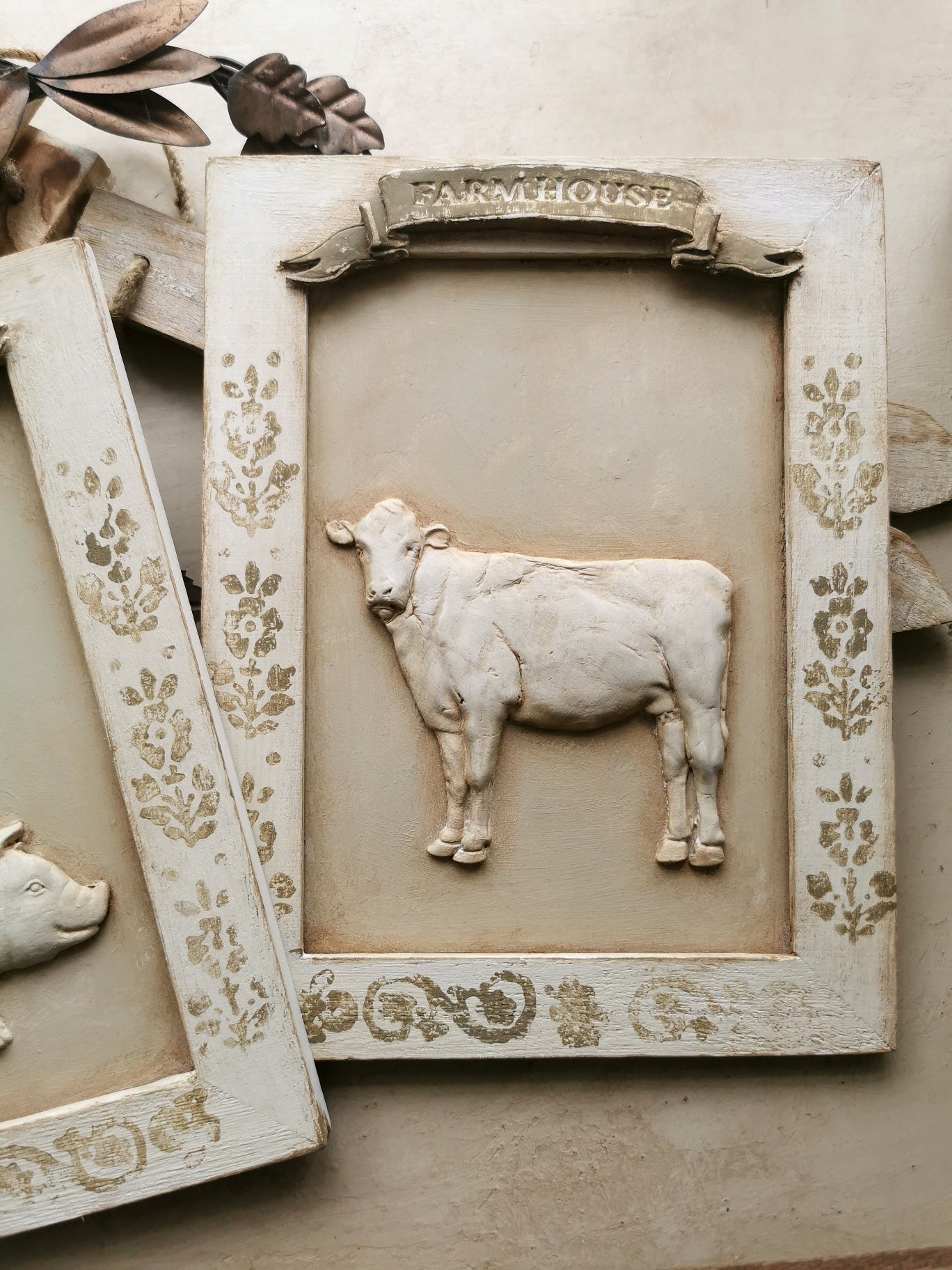 Farm Animals - Siliconen gietmal Vintage Paint