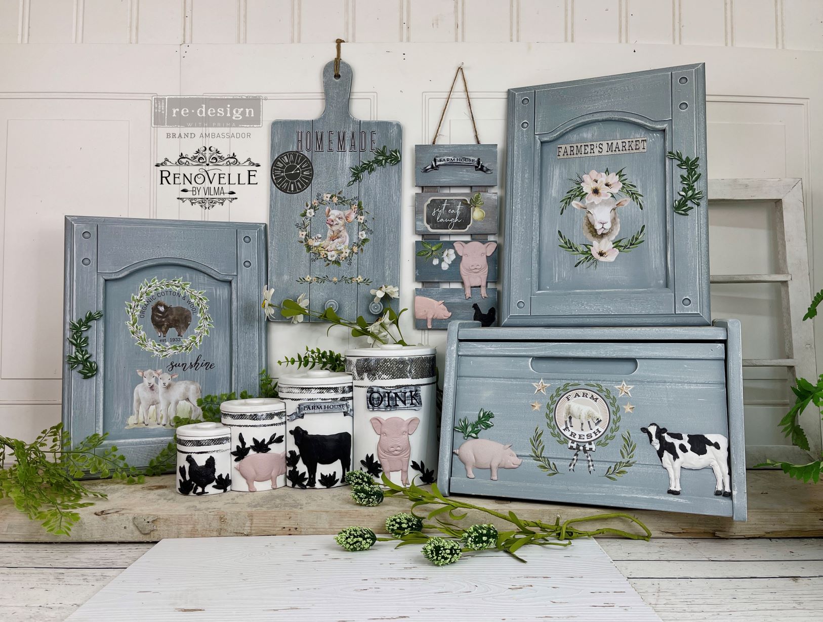 Sweet Lamb (15,24 x 30,48cm) - Redesign Décor Transfers® Vintage Paint