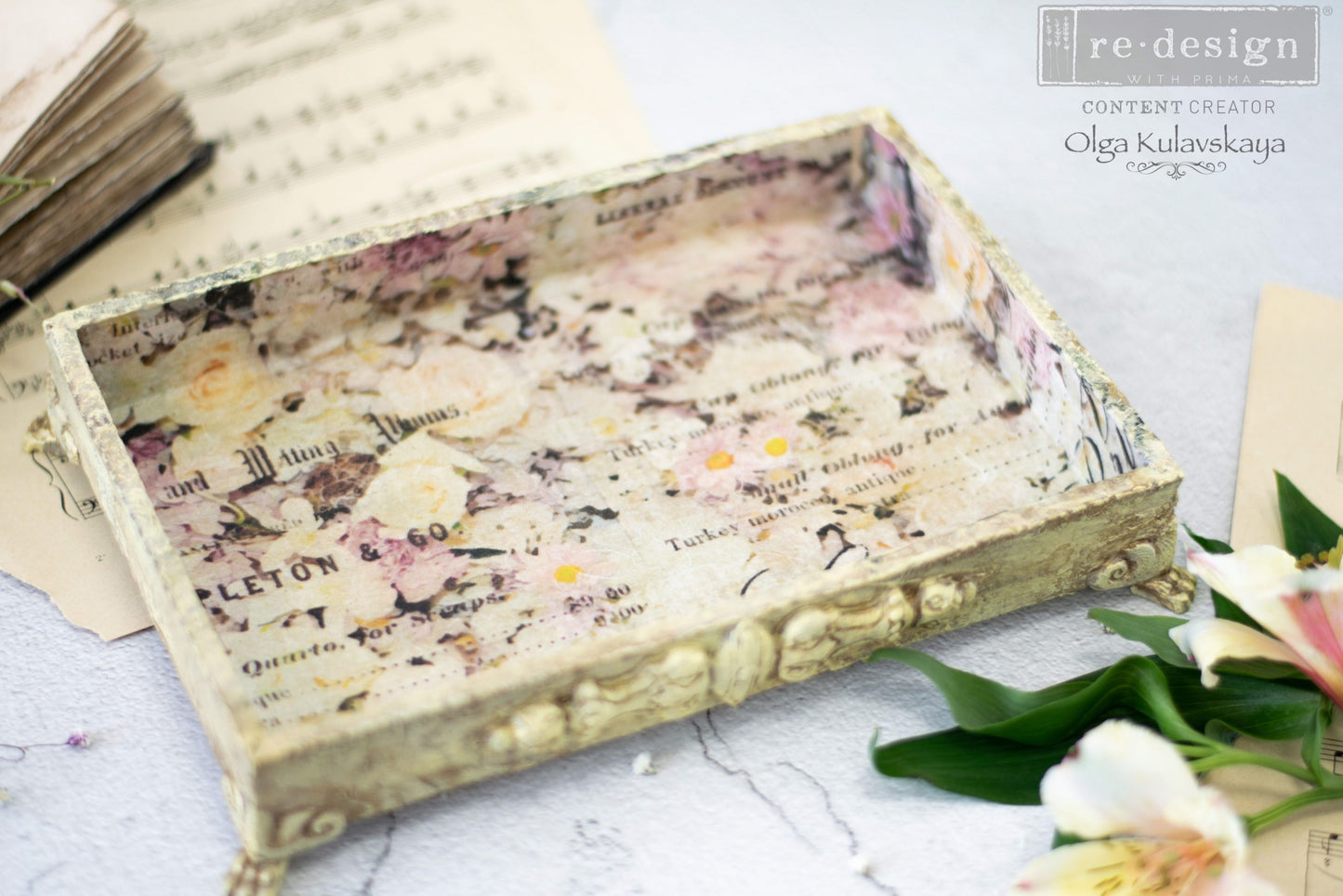 Floral & Dream - Redesign découpage Redesign with Prima