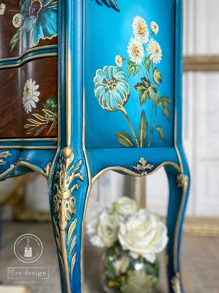 Gilded floral - Redesign Décor Transfers® Vintage Paint