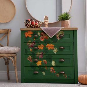 Crunchy Leaves Forever (21,59 x 27,94cm) - Redesign Décor Transfers® Vintage Paint