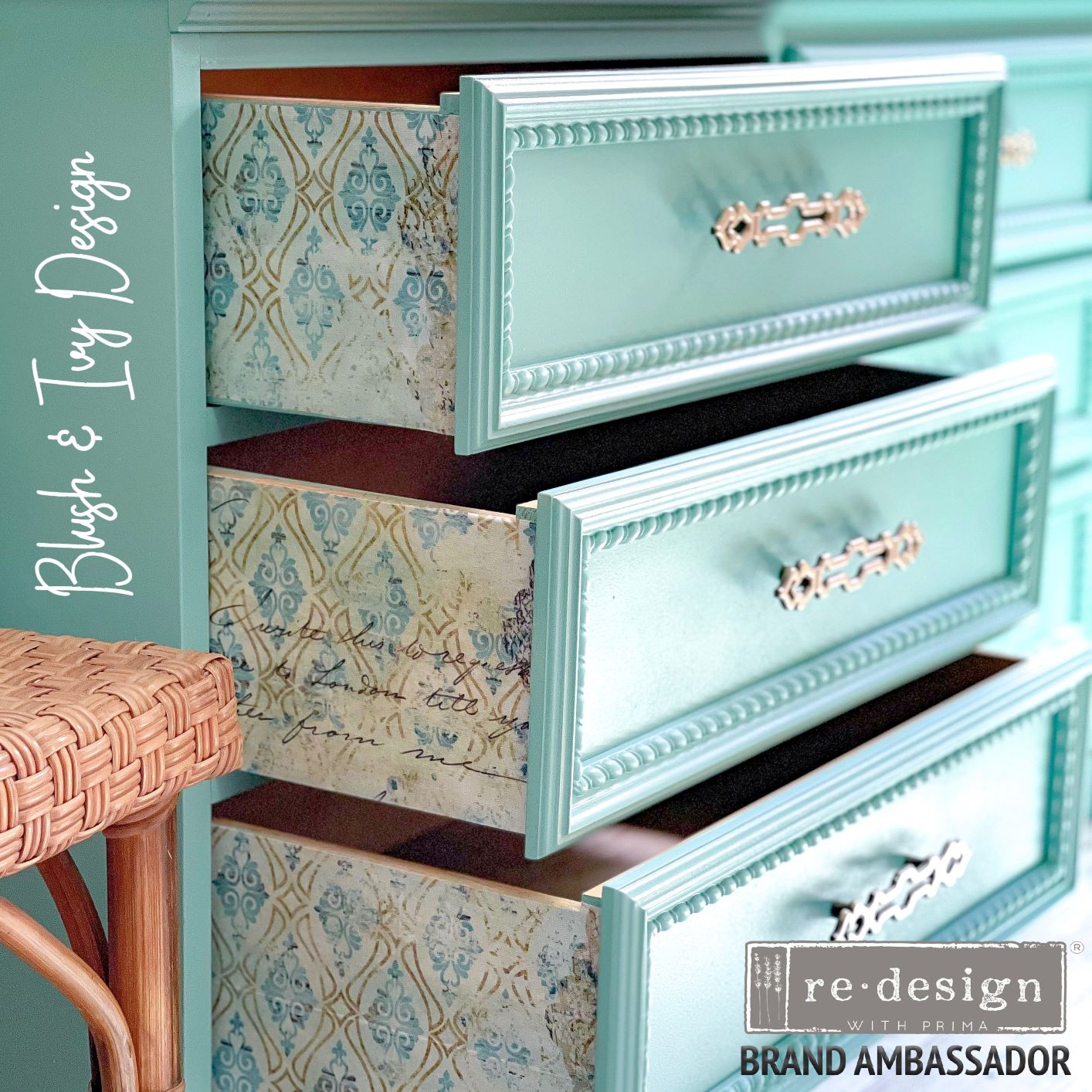 Distressed deco - Redesign découpage Redesign with Prima