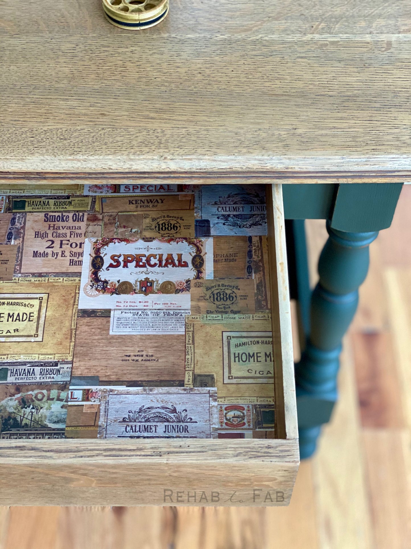 Vintage Cigarbox (55,88 x 81,28cm) - Redesign Décor Transfers® Vintage Paint