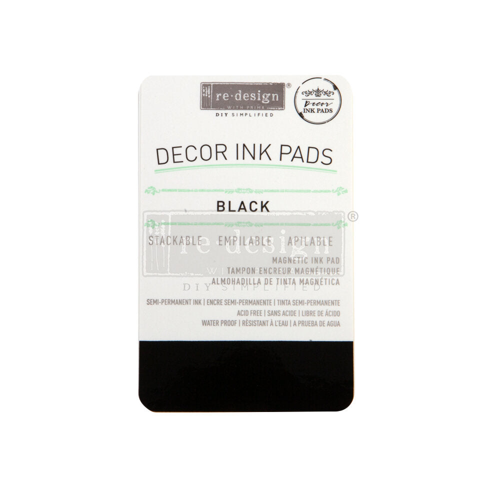Black (Magnetic ink) - Redesign Décor Ink Pad Vintage Paint
