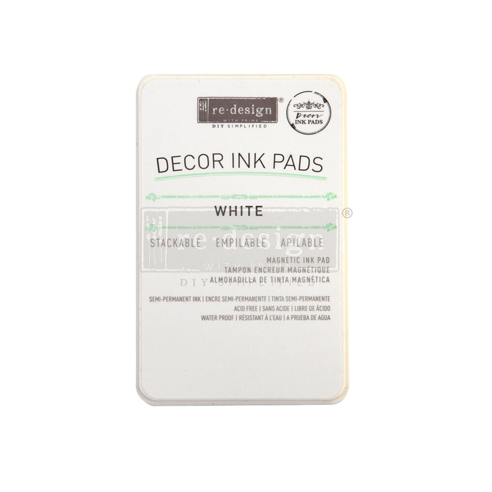 White (Magnetic ink) - Redesign Décor Ink Pad Vintage Paint